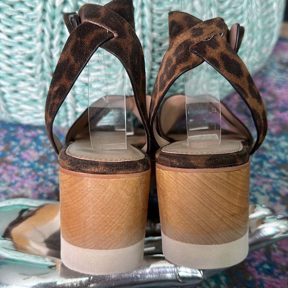 🐆Veronica Beard Wynie Platform Sandals🐆 - Picture 10 of 14